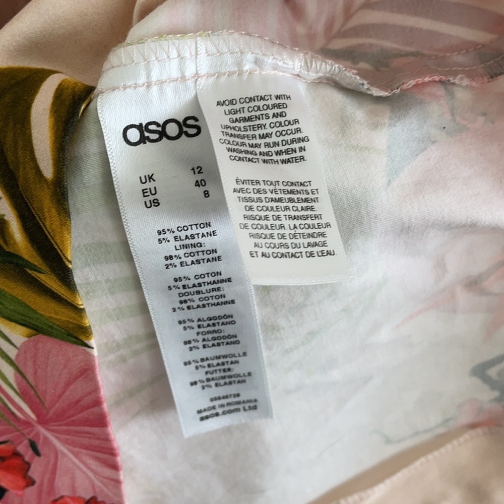 ASOS Tropical Hitchcock Midi Pencil Dress - Picture 9 of 10